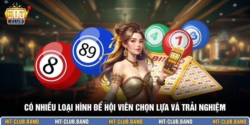 Có nhiều loại hình để hội viên chọn lựa và trải nghiệm